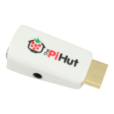 Pi Hut adaptateur HDMI vers VGA avec sortie audio pour PC